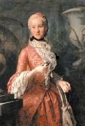 Pietro Antonio Rotari Portrait of Marie Kunigunde of Saxony (1740-1826), Abbess of Thorn and Essen, daughter of Augustus III of Poland Sweden oil painting artist